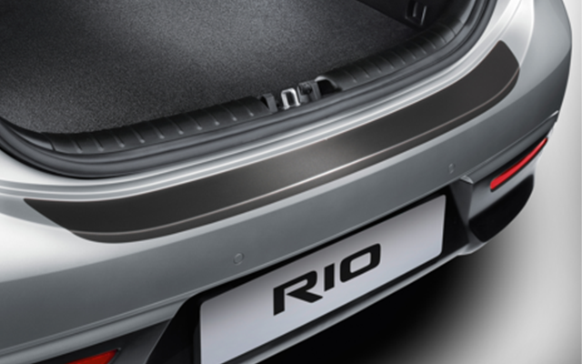 Kia 2021-2023 Rear Bumper Protection Film - Black - Rio5 H9H28AP100
