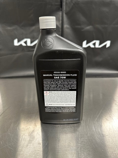 Kia Dual Clutch \/ Manual Transmission Fluid 70W 00232-19063