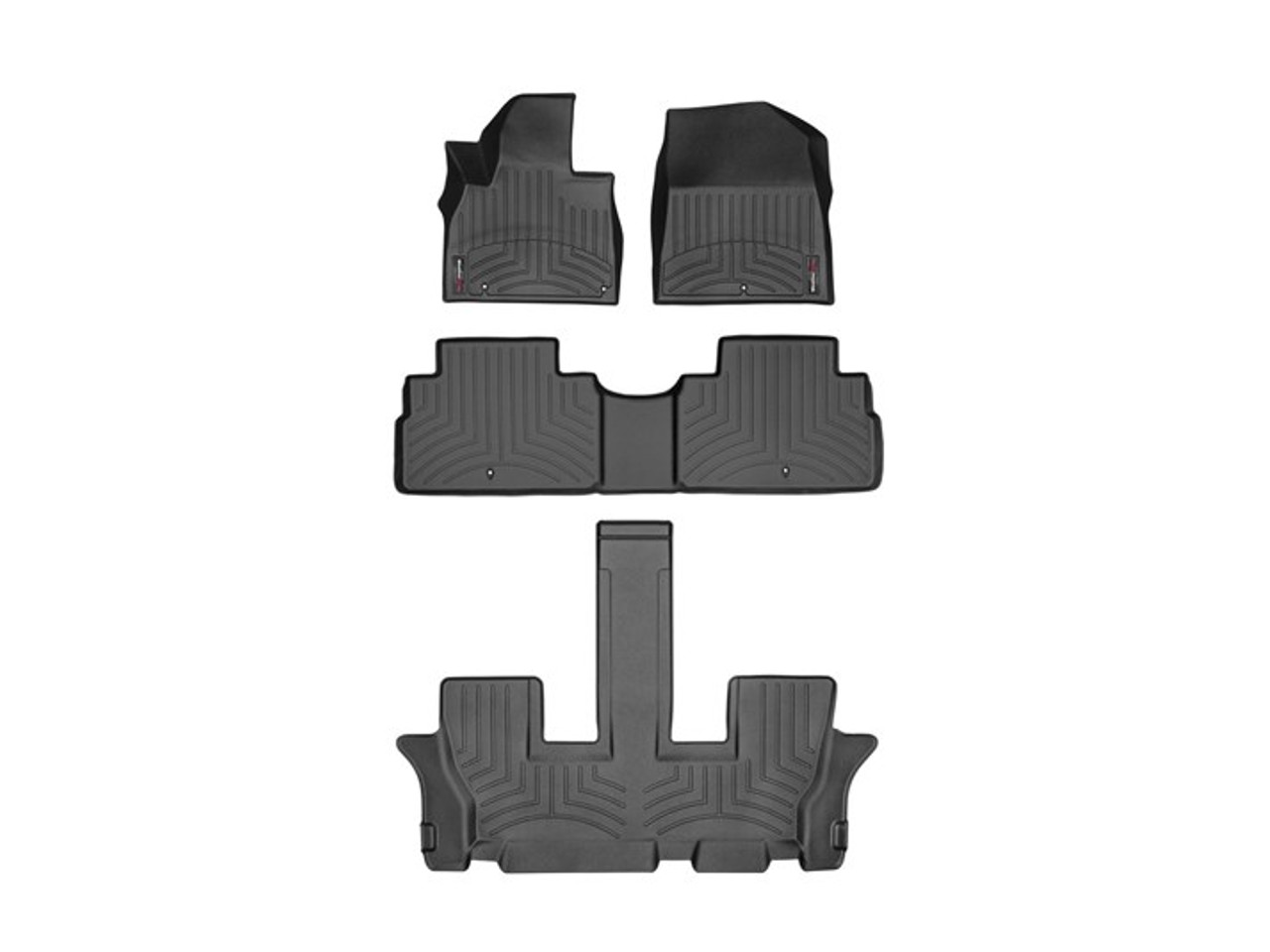 Kia 2020-2025 Telluride Floor Liners -Rear (2nd and 3rd row) S9H17AP100
